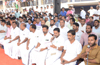 Protest against ’harassment’ of passengers from Kasaragod at MIA